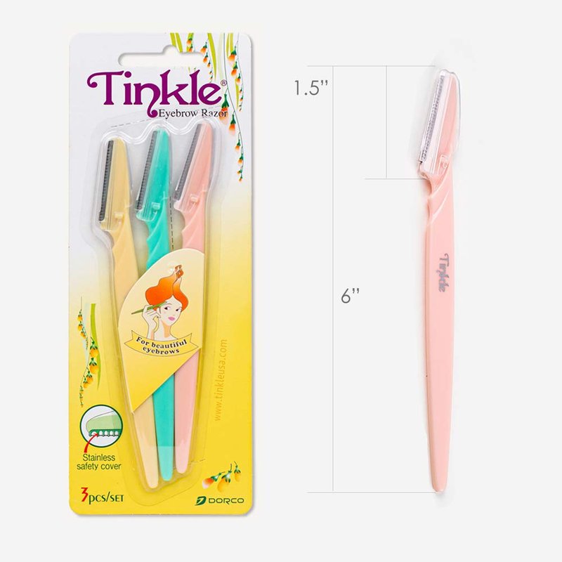 Tinkle Women's Shaver Razors, Pack of 36 | Dermaplaning Razor Tool | Skincare Party Favors Beauty Holiday Stocking Stuffers Gift
