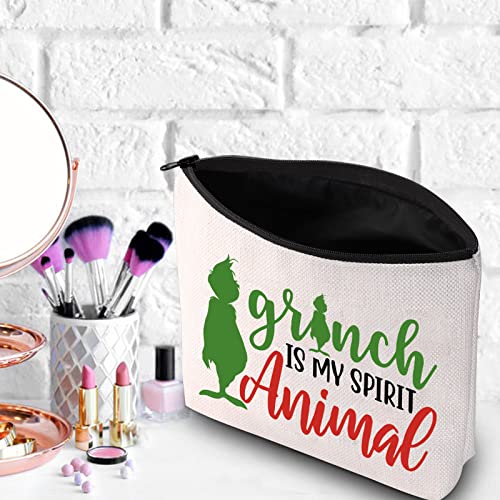 WZMPA Green Monster Makeup Bag 23x17cm - Grin Spirit Animal
