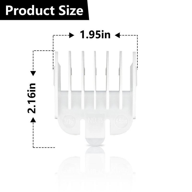 3/16" Replacement for Wahl Attachment Clipper Guide Replacement Guard 4.5 mm #1.5#1-1/2
