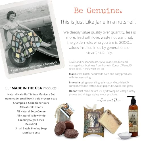Just Like Jane Natural Nails Finishing Wax - 20ml Refill Tin