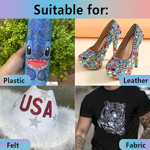 Hot Fix Rhinestones SS16 - 24 Color Mix for DIY Projects