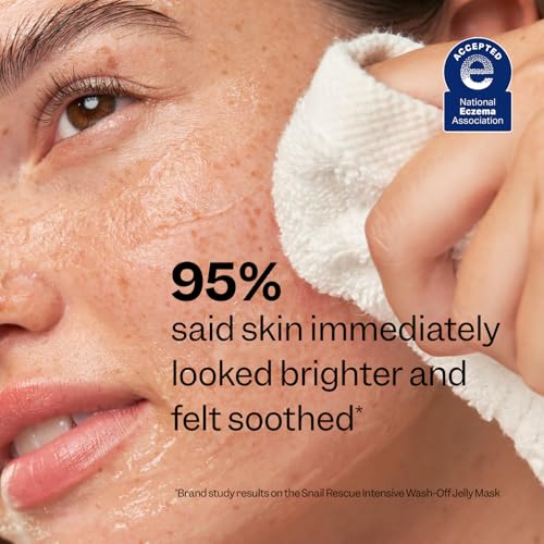 Peach Slices Snail Rescue Jelly Mask - 95% Snail Mucin, 3.38 oz