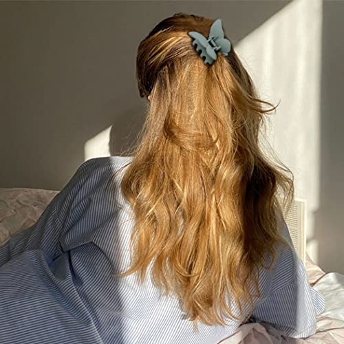 Canitor Pack of 4 Butterfly Claw Hair Clips 2.7" Medium Hair Accessories for Women & Girls Style-05