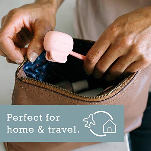 Haven 4-Pack Toothbrush Covers for Travel & Home - Fits Electric & Manual Brushes - White, Coral, Teal, Gray