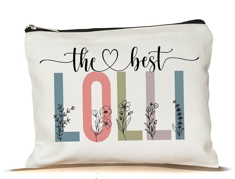 Lolli Makeup Bag - Cute Cosmetic Travel Organizer - Gift for Her