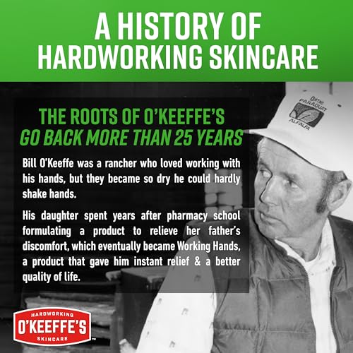 O'Keeffe's Giftbox Including Lip Repair with Cherry and Vitamin E Oil Stick, Working Hands Jar and Healthy Feet Jar, Gift Idea for Moms, Fathers, Caretakers, and More