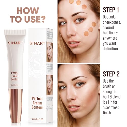 Cream Contour Stick with Cushion Applicator - Liquid Makeup Wand