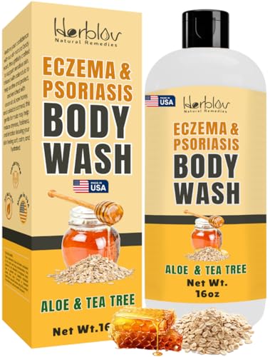 Herblov Eczema Body Wash - Natural Soap for Sensitive Skin Relief