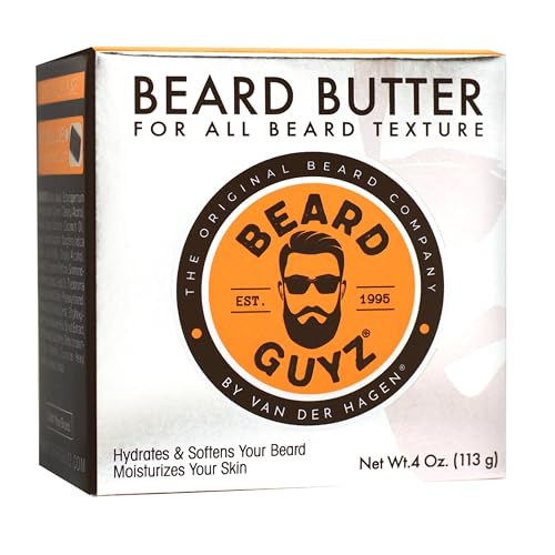 Beard Guyz Beard Butter - Moisturizing Leave-In Conditioner for Men, 4 oz