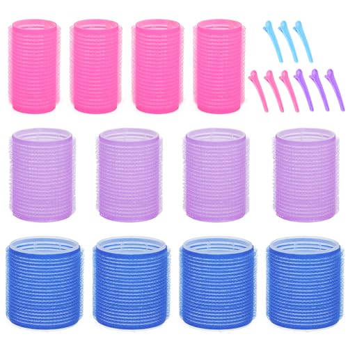 ARTIRNANOG Self Grip Hair Rollers Set - 21 PCS for All Hair Types