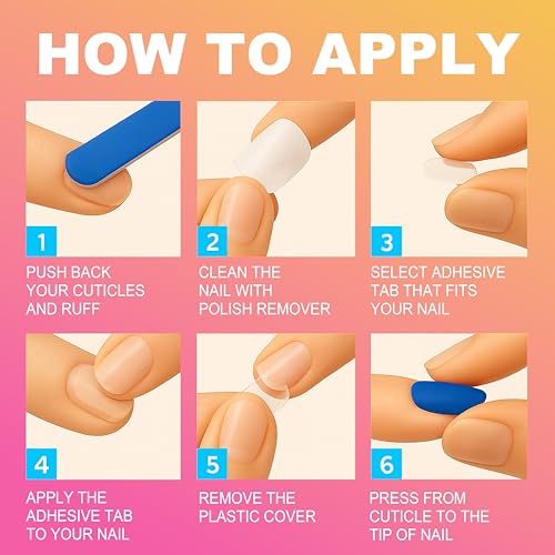 Short Almond Press On Nails with 3D Cherries & Flowers - 10 Pieces