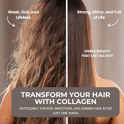Collagen Shampoo for Women - Thickening & Growth Formula, 16.9 oz