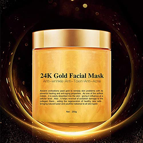 KlsyChry 24K Gold Peel Off Face Mask - Anti-Aging & Deep Cleansing 250g
