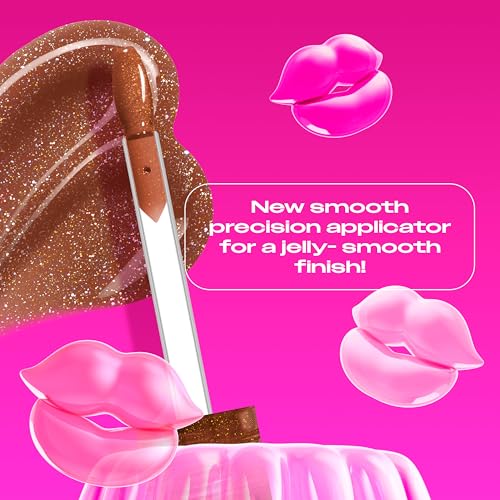 NYX Professional Makeup Jelly Job Lip Gloss - 15 Bling Me Shimmer, Full-Shine Lip Tint