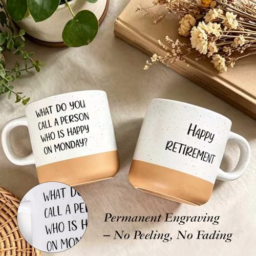 Funny Retirement Coffee Mug - Happy Retirement Gift for Men & Women
