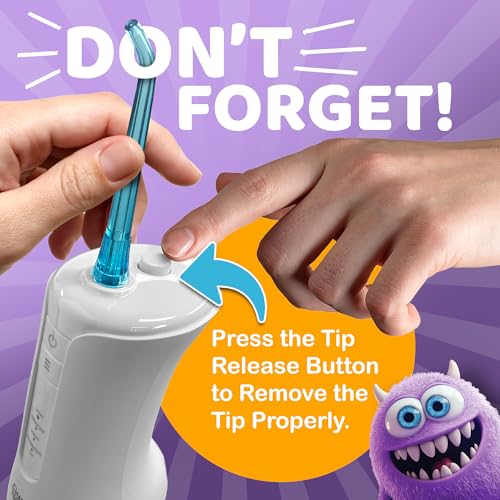 GuruNanda Kids Cordless Water Flosser - Braces-Friendly, Ages 6+