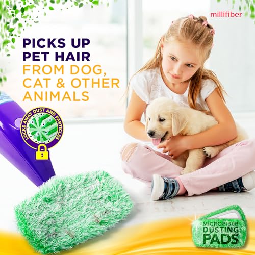 Millifiber Microfiber Floor Duster Mop Refills - 2 Pack