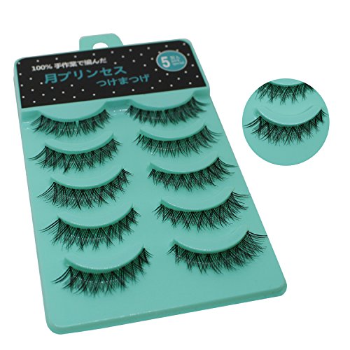 Bodermincer 3D Natural Short False Eyelashes - 10 Pair Crisscross Set