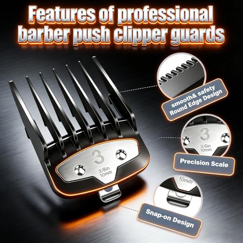 Velurie 10-Piece Universal Hair Clipper Guard Set for Wahl & More