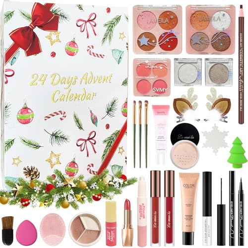 PWYSHXDF Multicolor Makeup Advent Calendar 24 Days Holiday Gift Set