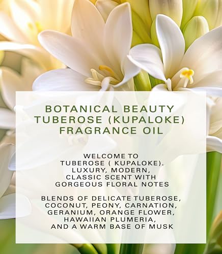 Botanical Beauty Tuberose Kupaloke Fragrance Oil Roll-On, 5ml