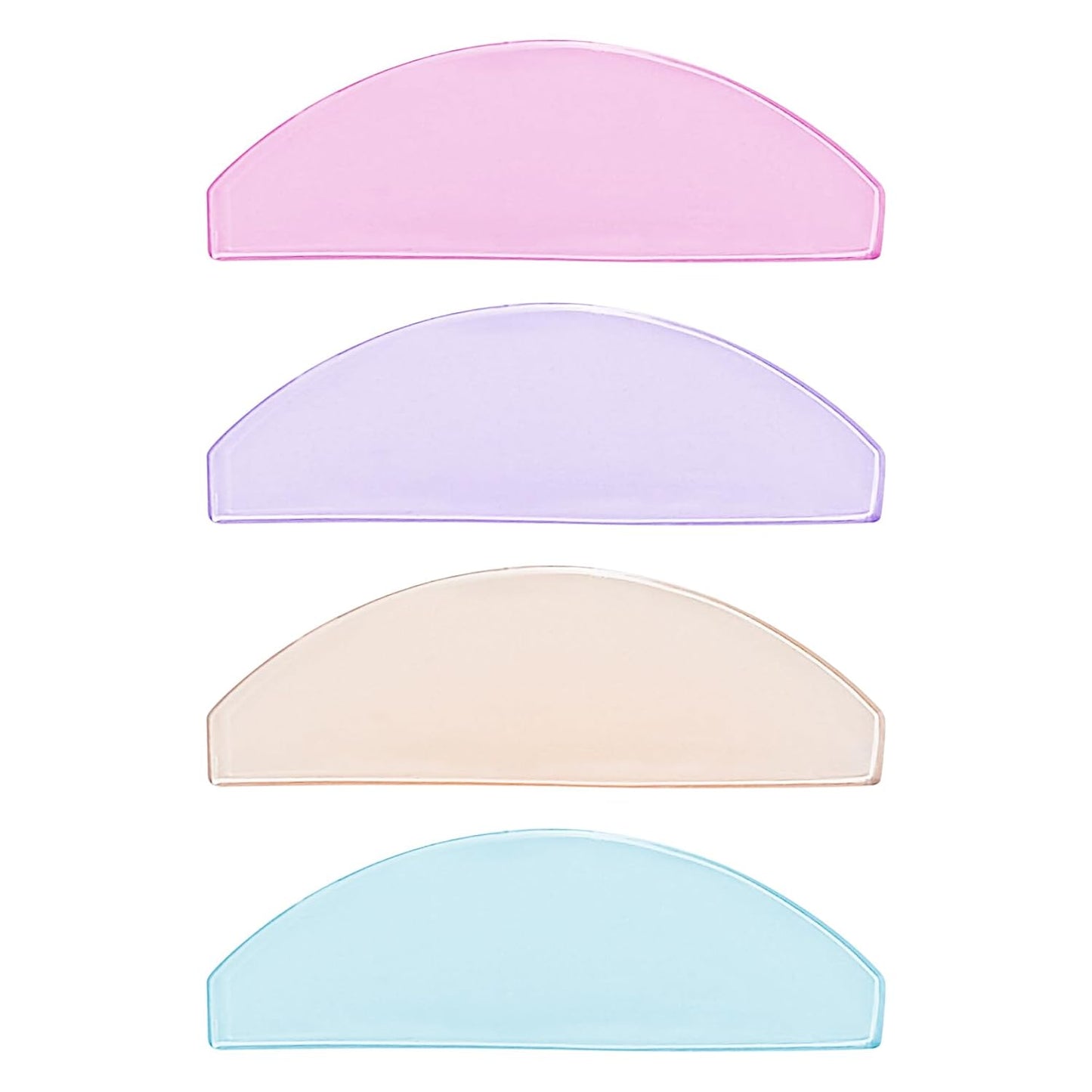 Flat Lash Lift Shields - Glueless Silicone Pads for Eyelash Perming | Ultra Thin, Colorful Design