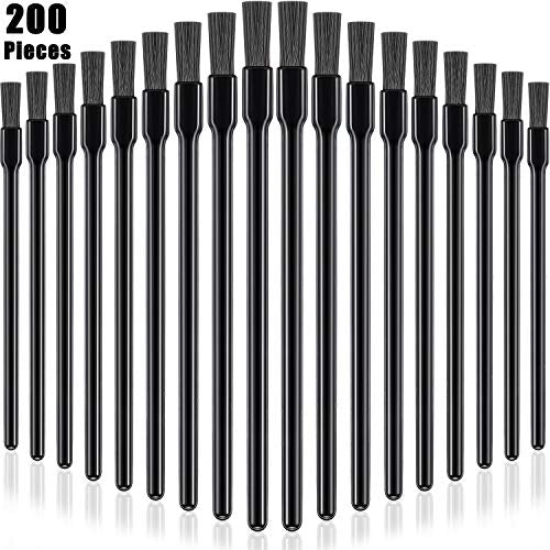 Black 200 Pcs Disposable Lip Gloss Brushes Lipstick Applicators Makeup Tools