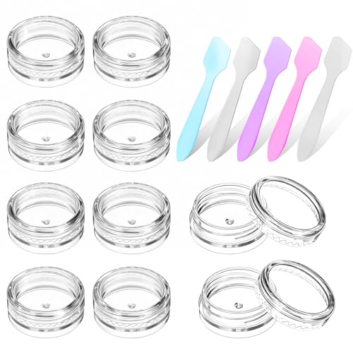 10 Pcs Leak-Proof Travel Containers with Lids & Spatulas