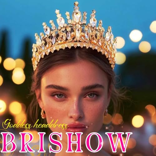 Brishow Light Up Tiara Crown for Women - Crystal Headband
