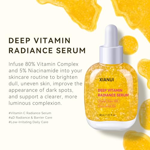 XIANUI Vitamin C Niacinamide Brightening Face Serum - Hydrating & Glow