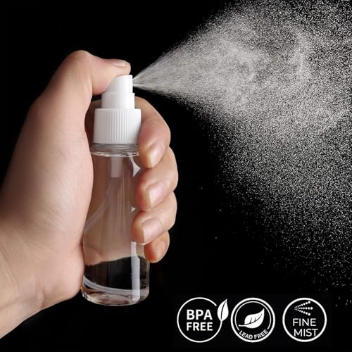 Travel Spray Bottles 2oz TSA Approved Leak-Proof Fine Mist Refillable Kit