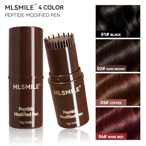 Instant Dark Brown Peptide Hair Dye Comb for Gray Coverage