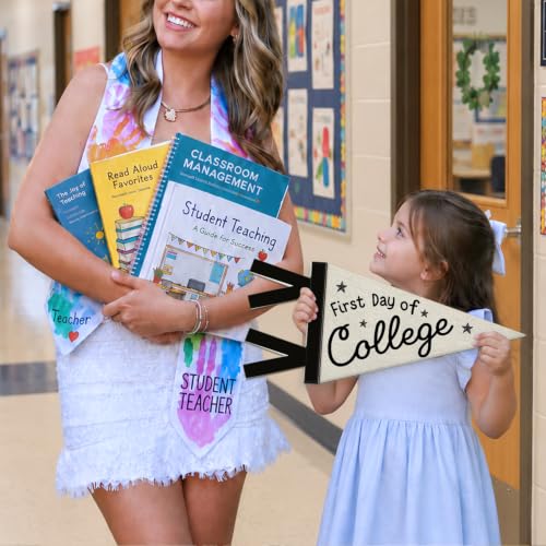 First Day of College Felt Pennant Flag - Back to School Photo Prop