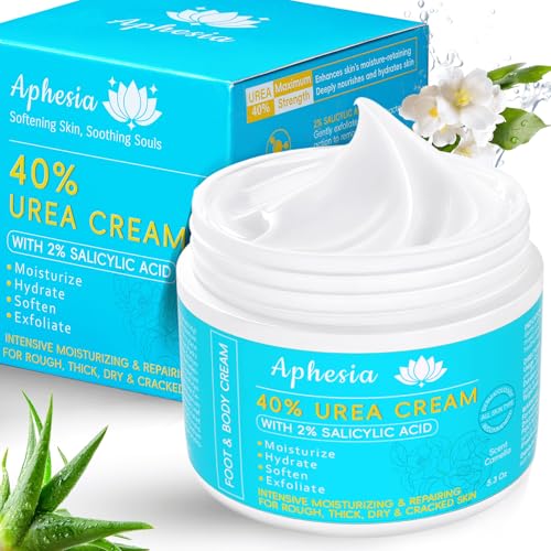 Aphesia Urea 40% Foot Cream - Deep Moisturizing, 5.3 Fl Oz