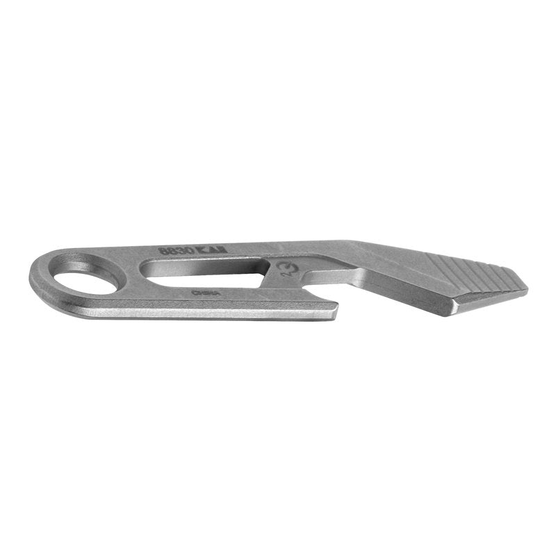 Kershaw Recap Multi-Tool, Stainless Steel, EDC Multi-Tool with Bottle Opener, Pry Bar, and Flathead Screwdriver Tip, Integrated Lanyard Hole, for Key Ring, Pocket or Purse Carry