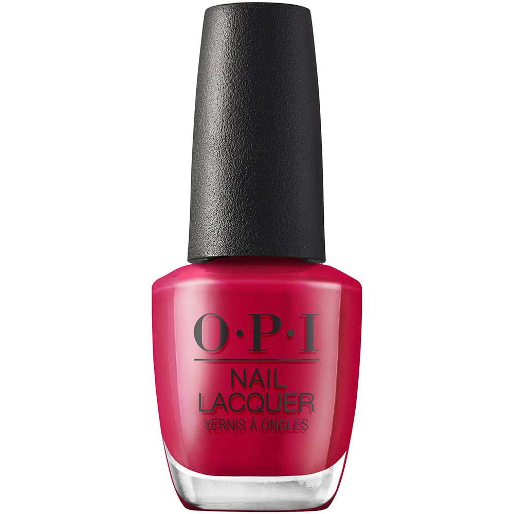 OPI Nail Lacquer Red Nail Polish - Crème, Shimmer & Glitter | Chip Resistant, Fast Drying | 0.5 Fl Oz