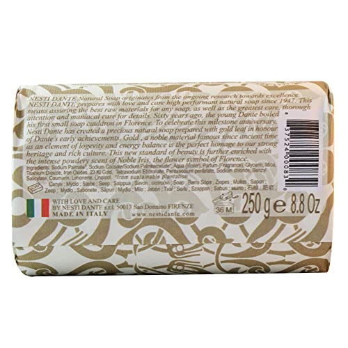 Nesti Dante 60th Anniversary Gold Leaf Luxury Bar Soap - 8.8oz