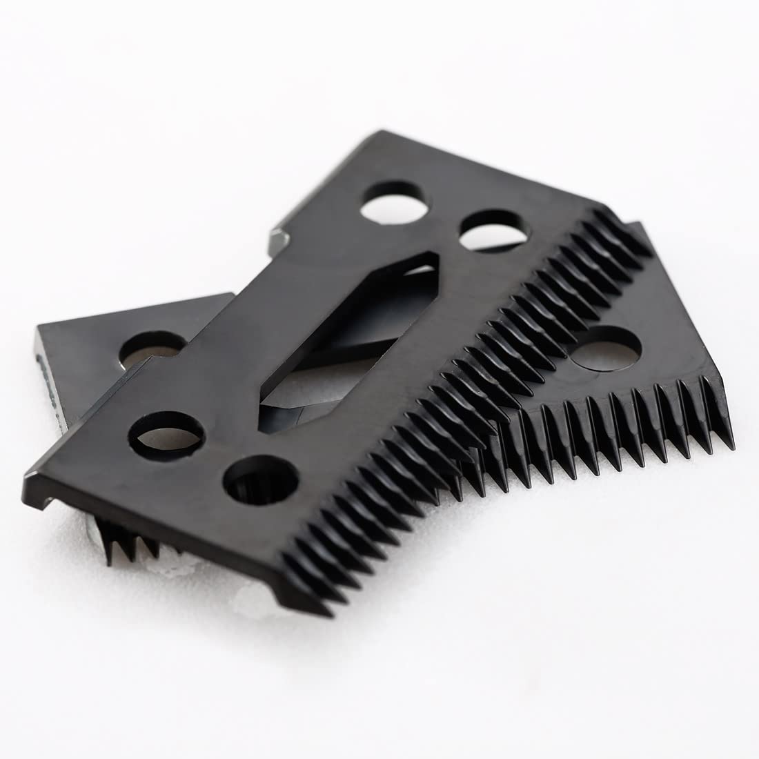 MAWAER 3 PCS Black PRO Hair Clipper Replacement Ceramic Blades fit Wahl Magic Clip Senior Cordless Clipper