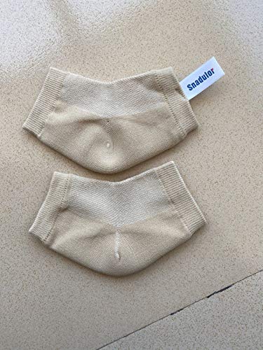 Moisturizing Gel Heel Socks - 3 Pairs for Cracked Heels