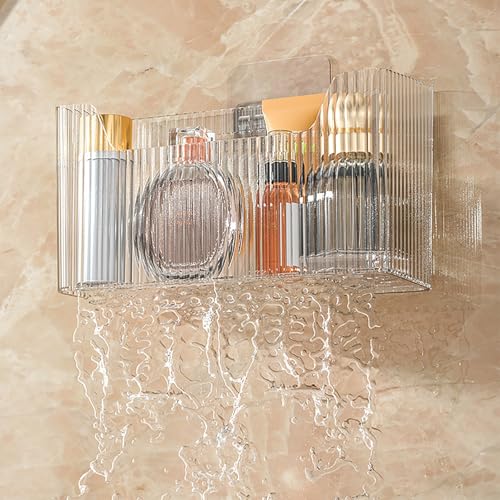 Tatibana Acrylic Wall Mounted Storage Rack - 2 Pcs Shower Basket