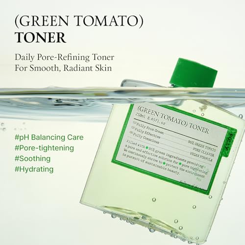 Fully Green Tomato Toner - Hydrating, Fragrance-Free, 8.45 fl. oz