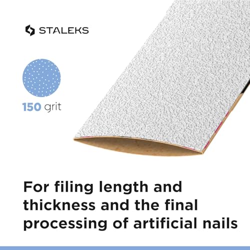 STALEKS PRO Expert 22 PapmAm Nail File Refills - 150 Grit, Pack of 50
