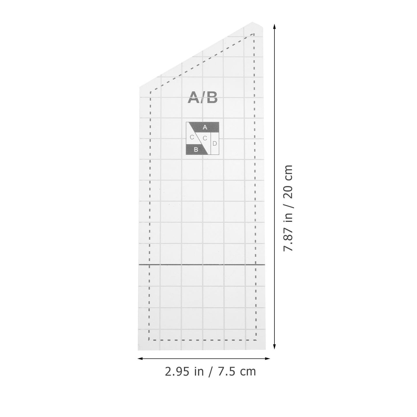 1Set Durable Quilting Templates DIY Patchwork Sewing Tools for Crafting Includes Sewing Templates for Quilting and Patchwork Projects