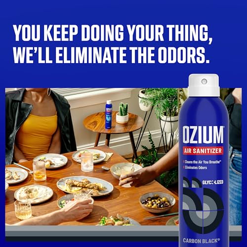 Ozium Air Sanitizer Spray 8 Oz - Odor Eliminator for Home & Car