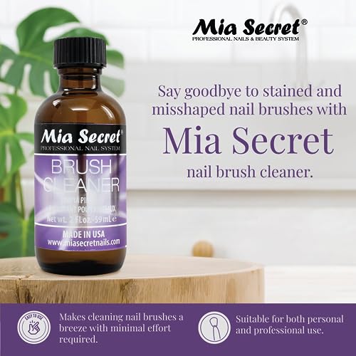 Mia Secret Brush Cleaner - Professional 60ml Cosmetic Brush Solution