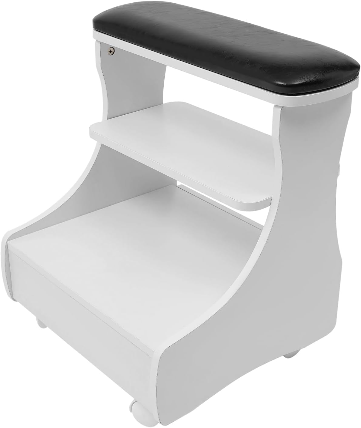 Pedicure Foot Rest Trolley - Rolling Foot Bath Stool with Wheels | 44.09 lbs Capacity