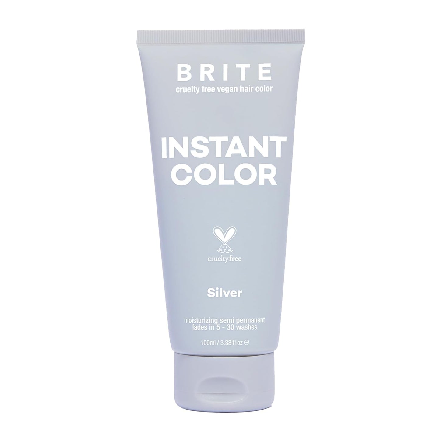 Vegan Instant Hair Color - Semi-Permanent Pastel Blue Dye for Pre-Lightened Hair | Nourishing Formula, 3.38 Fl Oz