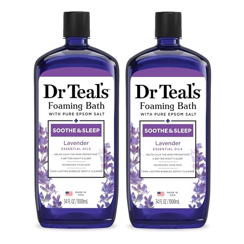 Dr Teal's Soothe & Sleep Lavender Foaming Bath - 34 fl oz (Pack of 2)