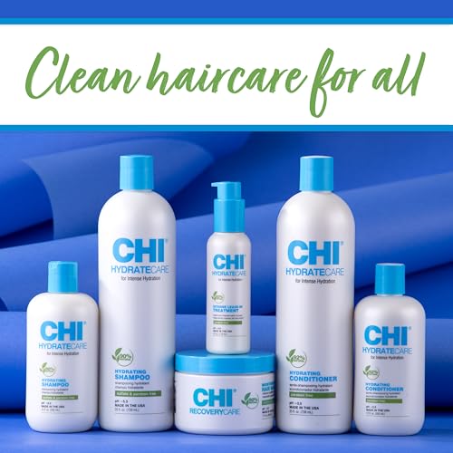 CHI HydrateCare Hydrating Shampoo 12 Fl Oz | Moisture Balance & Protection