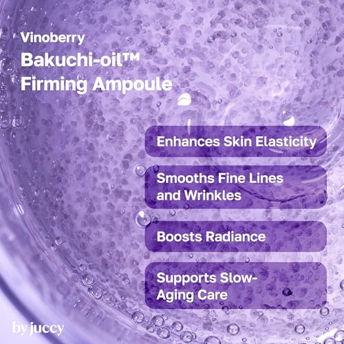 BYJUCCY Vinoberry Bakuchiol Ampoule Serum - Anti-Aging Face Serum, 1.01 fl oz